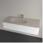 Умивальник накладний VILLEROY & BOCH ANTAO 4A77LBAM, 120x50см, з прихованим переливом, з отвором під змішувач, Ceramic Plus, бежевий