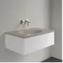 Умивальник накладний VILLEROY & BOCH ANTAO 4A7583AM, 80x50см, без переливу, без отвору під змішувач, Ceramic Plus, бежевий