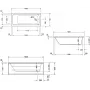 Ванна акрилова DURAVIT D-CODE 700096000000000, 160х70