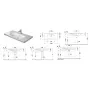 Умивальник накладний DURAVIT DURASTYLE 2320100000, 1000x480 мм