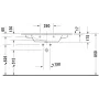 Умивальник накладний DURAVIT ME BY STARCK 2336100000, 1030 мм
