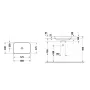 Умивальник накладний DURAVIT HAPPY D.2 PLUS 2359600000, 60х40