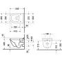 Унітаз підвісний DURAVIT STARCK 3 45270900A1, Rimless з кришкою SoftClose
