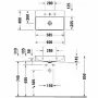 Умивальник підвісний DURAVIT DURASQUARE 2356600041, 60х40