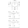Умивальник підвісний DURAVIT HAPPY D.2 2316650000, 65х49.5