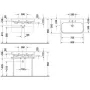 Умивальник підвісний DURAVIT HAPPY D.2 2318800000, 80x50