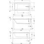 Ванна акрилова DURAVIT STARCK 760050000CP1000, 80x90