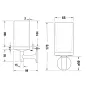 Тримач склянки DURAVIT STARCK T 0099314600, чорний матовий