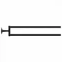 Рушникотримач DURAVIT STARCK T 0099414600, 465, чорний матовий