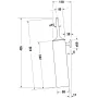 Йоржик для унітазу DURAVIT STARCK T 0099464600, чорний матовий