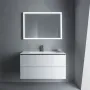 Дзеркало з підсвічуванням DURAVIT L-CUBE LC7383018180000, 1200х700х67 мм, рама