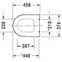 Кришка для унітазу DURAVIT ME BY STARCK 0020092600, SoftClose