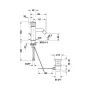 Змішувач для біде DURAVIT WHITE TULIP WT2400001010
