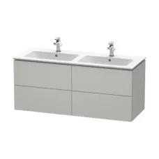 Тумба під умивальник DURAVIT L-CUBE LC625903838, 1290x481 з 4 шухлядами, сірий