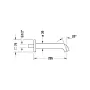 Вилив для ванної DURAVIT C.1 C15240009010