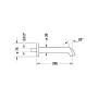 Вилив для ванної DURAVIT C.1 C15240010010