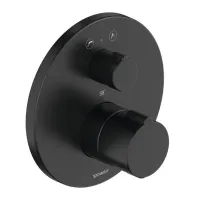 Термостат для ванної прихованого монтажу DURAVIT C.1 C15200014046, чорний матовий