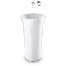 Умивальник окремостоячий DURAVIT WHITE TULIP 2702500070, 500 мм