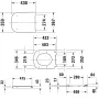 Кришка для унітазу DURAVIT HAPPY D.2 0064591300, чорний матовий