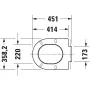 Кришка для унітазу DURAVIT BENTO STARCK BOX 0022493200, білий матовий