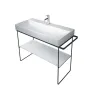 Консоль металева підлогова DURAVIT DURASQUARE 0031034600, чорний
