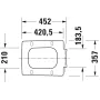 Кришка з сидінням для унітазу DURAVIT VIU 0021190000