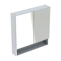 Дзеркальна шафа для ванної кімнати GEBERIT SELNOVA SQUARE 501.268.00.1, білий