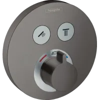 Термостат прихованого монтажу HANSGROHE SHOWERSELECT S 15743340, чорний матовий хром