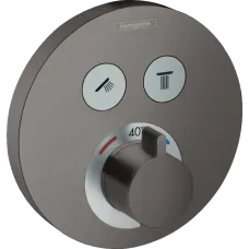Термостат прихованого монтажу HANSGROHE SHOWERSELECT S 15743340, чорний матовий хром