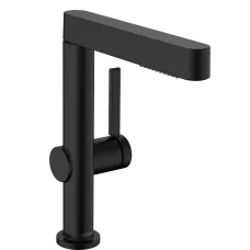 Змішувач для умивальника HANSGROHE FINORIS 76063670, чорний