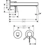 Змішувач для умивальника HANSGROHE FINORIS 76050000