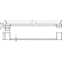 Тримач рушників HANSGROHE ADDSTORIS 41747700, білий