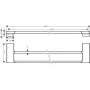 Тримач рушників HANSGROHE ADDSTORIS 41743000