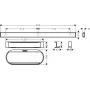 Набір аксесуарів HANSGROHE WALLSTORIS 27967670, чорний