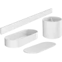 Набір аксесуарів HANSGROHE WALLSTORIS 27968700, білий