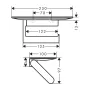 Набір аксесуарів HANSGROHE WALLSTORIS 27969670, чорний