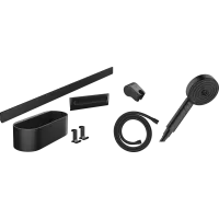 Душовий гарнітур HANSGROHE WALLSTORIS 24291670, чорний матовий