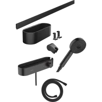 Набори душові HANSGROHE WALLSTORIS 24250670, чорний