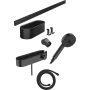 Набори душові HANSGROHE WALLSTORIS 24250670, чорний