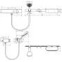 Набір душовий HANSGROHE WALLSTORIS 24250700, білий
