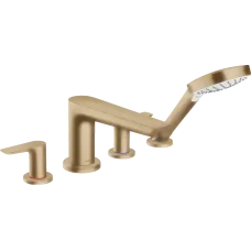 Змішувач для ванни на 4 отвори HANSGROHE TALIS E 71748140, бронза сатин
