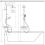 Душова система з термостатом HANSGROHE VERNIS BLEND 26274000