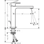 Змішувач для умивальника HANSGROHE VERNIS SHAPE 71562000