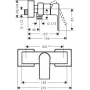 Змішувач для душу HANSGROHE VERNIS SHAPE 71650000