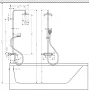 Душова система з термостатом HANSGROHE VERNIS SHAPE 26284000