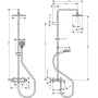 Душова система з термостатом HANSGROHE VERNIS SHAPE 26284000