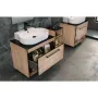 Тумба з умивальником IMPRESE BLACK EDGE f32117OK, дуб