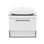 Тумба з умивальником IMPRESE BLACK EDGE f32117W, білий