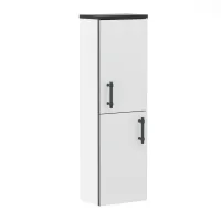 Пенал для ванної кімнати IMPRESE BLACK EDGE f32113W, білий