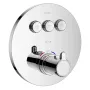 Змішувач прихованого монтажу з термостатом IMPRESE SMART CLICK ZMK101901233, хром